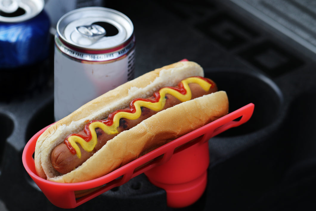 Dog'on Caddy ™ - Hands-Free Golf Cart Hot Dog Holder